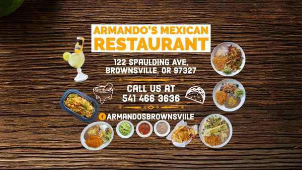 Menu photo 8 Armando's Mexican Restaurant Brownsville, OR Menu photo 8 Armando's Mexican Restaurant Brownsville, OR