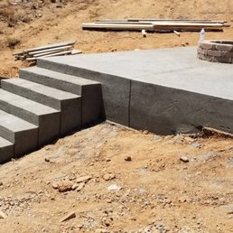 Stairs by jr leading to our new fire pit area Stairs by jr leading to our new fire pit area