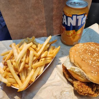 Coo Coo Cachoo - Combo A- Includes a choice of sandwich or wrap, and comes with fries and a drink. $14 - Burgers Near Me - Flushing, New York