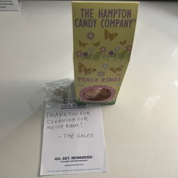 Always make sure to thank the room attendants! Always make sure to thank the room attendants!