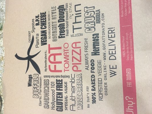 Menu photo 6 Fat Tomato Pizza Long Beach, CA