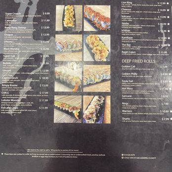 Kakuna Sushi - Non raw sushi rolls menu - Sushi Bars Near Me - Milpitas, California Kakuna Sushi - Non raw sushi rolls menu - Sushi Bars Near Me - Milpitas, California