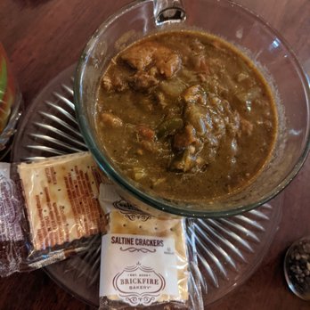 Mac's Downtown - Gumbo $3/small cup - actually sizable and very tasty and filling - Seafood Near Me - El Paso, Texas Mac's Downtown - Gumbo $3/small cup - actually sizable and very tasty and filling - Seafood Near Me - El Paso, Texas