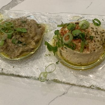 Limani Grille - Tarama, Melitzanosalata, Hummus, and Skordalia - Mediterranean Near Me - Commack, New York