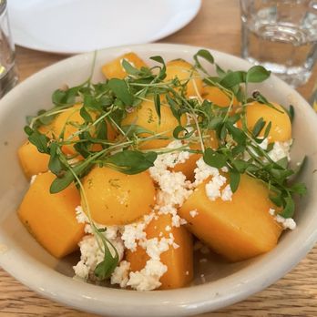 Le Butterblume - cantaloupe with feta - Cafes Near Me - Montreal, Quebec Le Butterblume - cantaloupe with feta - Cafes Near Me - Montreal, Quebec