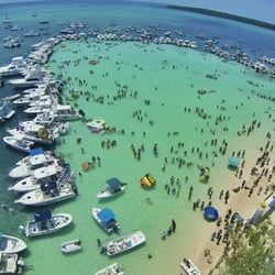 North Anclote Sandbar - North Anclote Sandbar aerial shot with a Buddy's drone