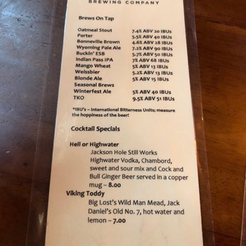 Wind River Brewing - Burgers Near Me - Pinedale, Wyoming Wind River Brewing - Burgers Near Me - Pinedale, Wyoming