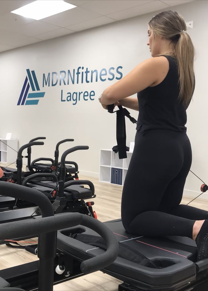 MDRNfitness: A Lagree Studio Logo