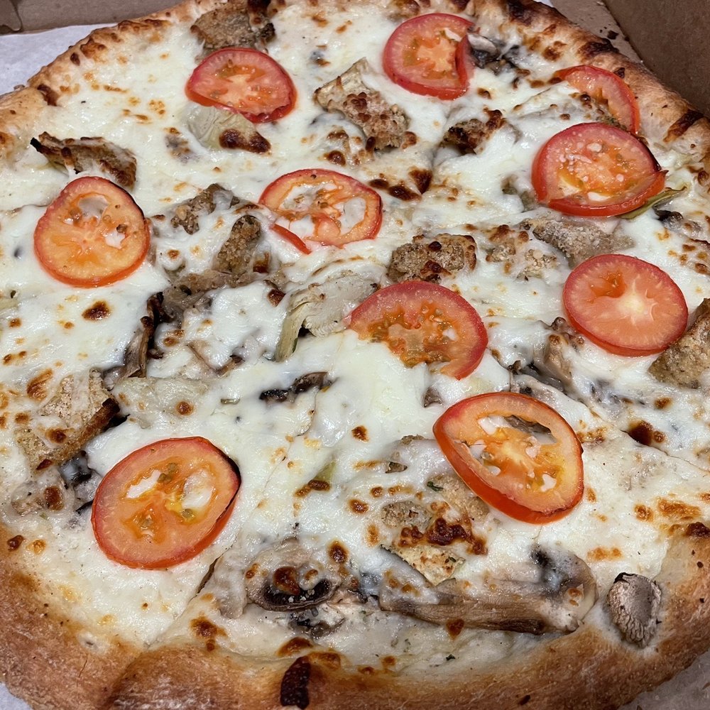 Savage Pizza - Mediterranean pizza- medium - Pizza Near Me - Avondale Estates, Georgia Savage Pizza - Mediterranean pizza- medium - Pizza Near Me - Avondale Estates, Georgia