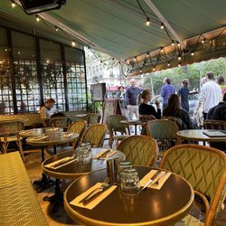 Le Corner Saint Germain - The view from our table.