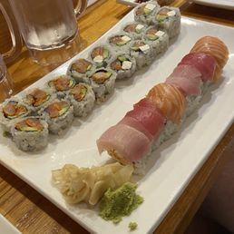 Rainbow roll, Philly roll, Dynamite roll Rainbow roll, Philly roll, Dynamite roll