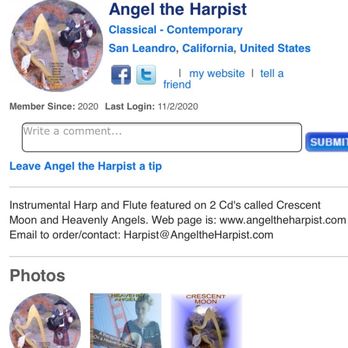 Angel The Harpist - Sync Licensing music - Musicians Near Me Angel The Harpist - Sync Licensing music - Musicians Near Me