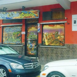 West Side Barberie - Front of shop.
