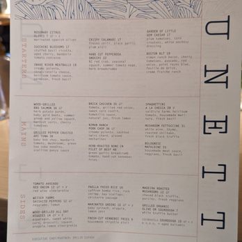 Lunetta Dining Room & Bar - Menu - New American Near Me - Santa Monica, California