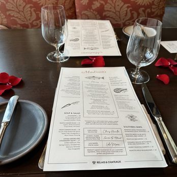 Madison's Restaurant - Menus - New American Near Me - Highlands, North Carolina