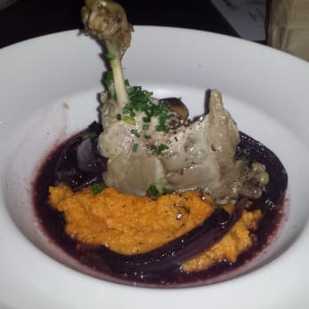Bunbury - Duck confit over mashed sweet potatoes  and melbec  glazed onions. Simply devine. - Argentine Near Me - Miami, Florida