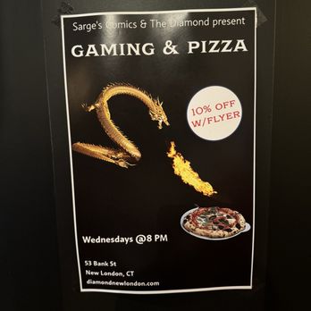 The Diamond - Upcoming event - Pizza Near Me - New London, Connecticut The Diamond - Upcoming event - Pizza Near Me - New London, Connecticut