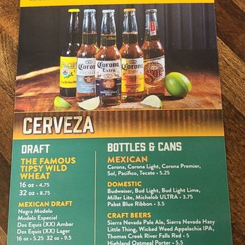 Tipsy Taco - Drink menu - Bars Near Me - Hendersonville, North Carolina Tipsy Taco - Drink menu - Bars Near Me - Hendersonville, North Carolina