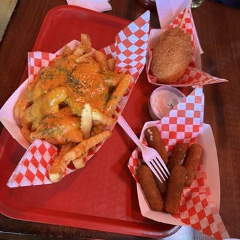 Wings Korean Chicken - Cheese fries mozzarella sticks and cheese ball - Chicken Wings Near Me - Sparks, Nevada Wings Korean Chicken - Cheese fries mozzarella sticks and cheese ball - Chicken Wings Near Me - Sparks, Nevada