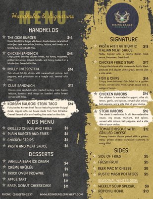 Menu photo 3 Rising Eagle Brewery Elgin, OK