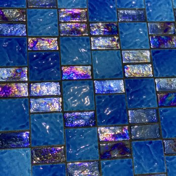 White Water Pools - blue glass mosaic tiles - General Contractors Near Me - Heath, Texas White Water Pools - blue glass mosaic tiles - General Contractors Near Me - Heath, Texas
