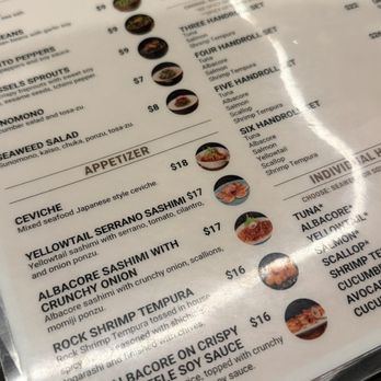 Yunomi Handroll - Menu - Sushi Bars Near Me - San Fernando Valley, California Yunomi Handroll - Menu - Sushi Bars Near Me - San Fernando Valley, California
