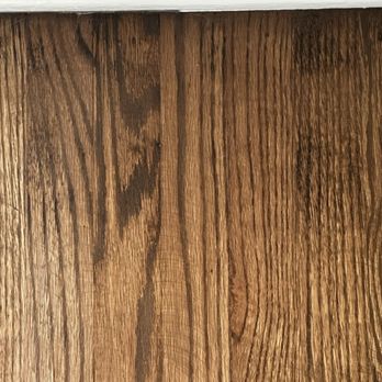 Sequoia Flooring - Swirl marks from edger, photo taken from standing - Flooring Near Me - Van Nuys, California