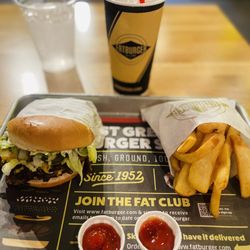 Fatburger & Buffalo's Express - XXL Fatburger (1lb) with cheese