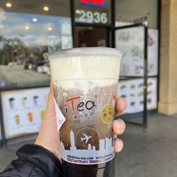 i-Tea - Roasted Oolong Sea Salt Kreama with boba - Bubble Tea Near Me - San Jose, California i-Tea - Roasted Oolong Sea Salt Kreama with boba - Bubble Tea Near Me - San Jose, California