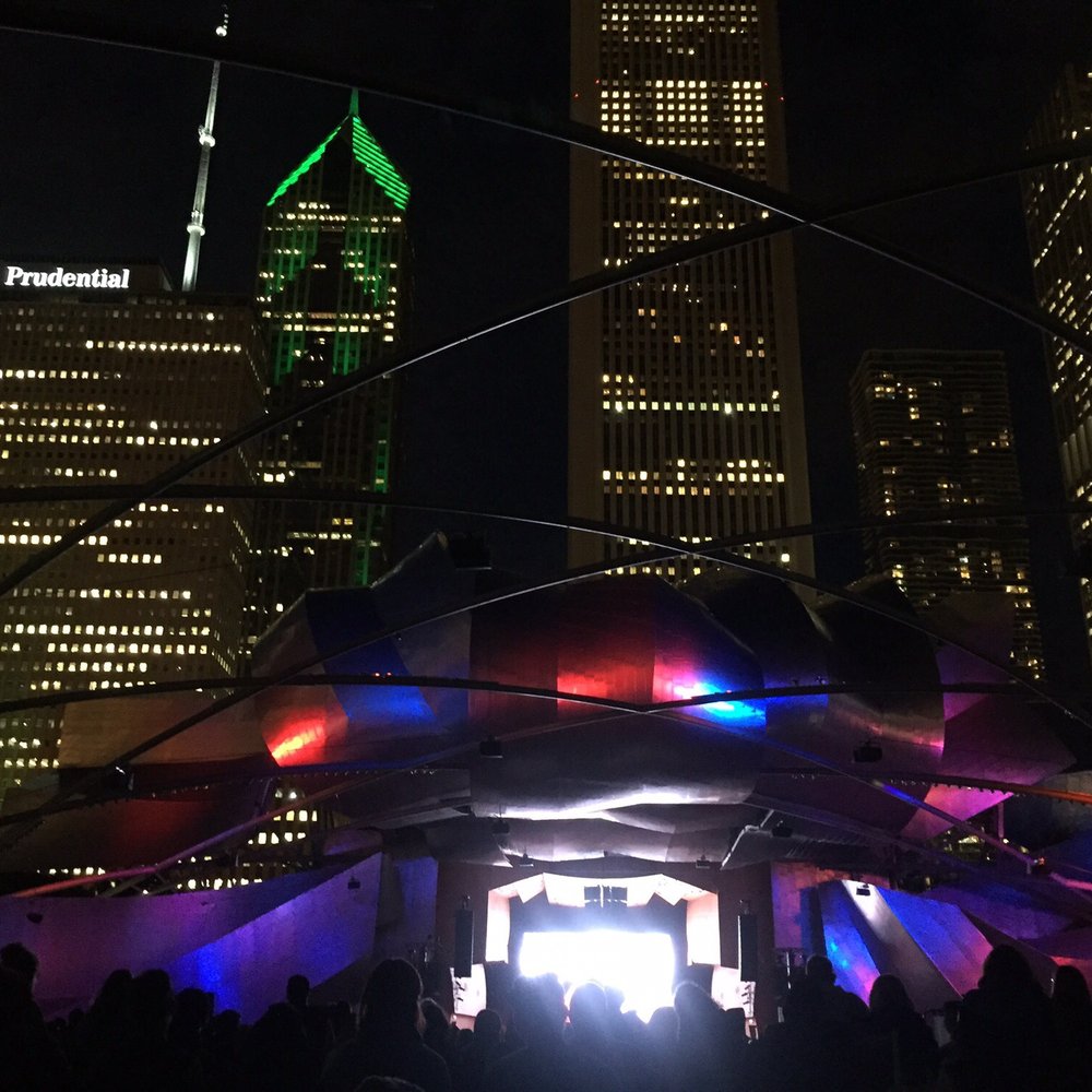 Jay Pritzker Pavilion - Gorgeous at night! - Music Venues Near Me - Chicago, Illinois Jay Pritzker Pavilion - Gorgeous at night! - Music Venues Near Me - Chicago, Illinois