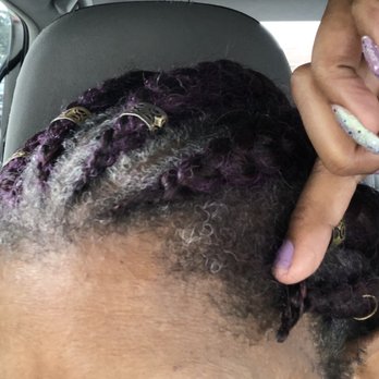 Blessings Hair Braiding - Long Beach - My braid lifted from my scalp after 1 week ! (a total of 2 of my braids lifted like this at the front of my head) - Hair Salons Near Me - Long Beach, California Blessings Hair Braiding - Long Beach - My braid lifted from my scalp after 1 week ! (a total of 2 of my braids lifted like this at the front of my head) - Hair Salons Near Me - Long Beach, California