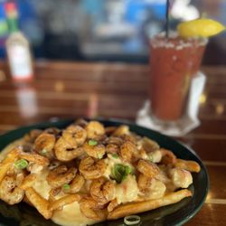 Shaggy's Biloxi Beach - French fry appetizer with shrimp