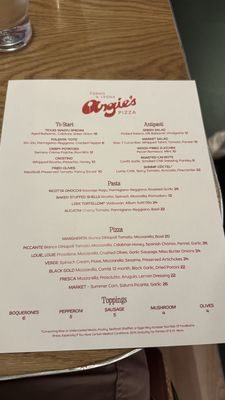 Menu photo 1 Angie’s Houston, TX Menu photo 1 Angie’s Houston, TX