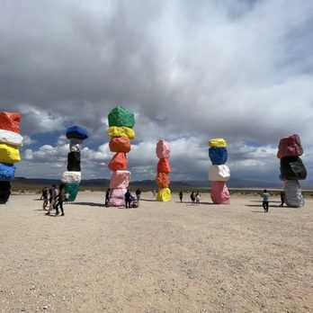 Seven Magic Mountains - Public Art Near Me - Las Vegas, Nevada