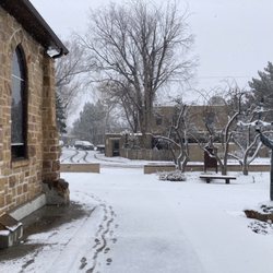 Episcopal Church of the Holy Faith - A little snow in Santa Fe.