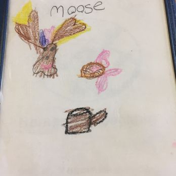 Mangy Moose Cafe - What a way to start your day! Great kid's drawings! - American Near Me - Manteca, California Mangy Moose Cafe - What a way to start your day! Great kid's drawings! - American Near Me - Manteca, California