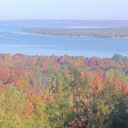 Avalanche Preserve Recreation Area - Top of Avalanche with fall colors