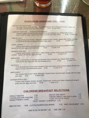 Menu photo 4 Riverhouse Cafe Milford, NH