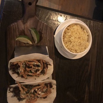 Kingston Grille & Bar - Carne asada tacos ($10) + $4 side of rice - New American Near Me - Boston, Massachusetts Kingston Grille & Bar - Carne asada tacos ($10) + $4 side of rice - New American Near Me - Boston, Massachusetts
