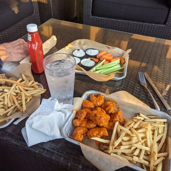 Buffalo Wild Wings - a tray of fries, carrots, and celery - Sports Bars Near Me - Cutler Bay, Florida