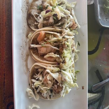 My 2 Cents LA - Jamaica Jerk Shrimp Tacos - New American Near Me - Los Angeles, California