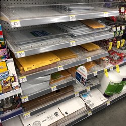 Walgreens - Packing supplies.