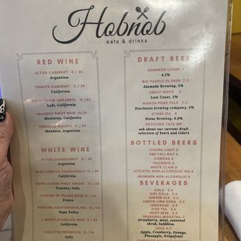 The Hobnob - Drinks - New American Near Me - Alameda, California The Hobnob - Drinks - New American Near Me - Alameda, California