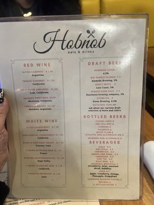 Menu photo 3 The Hobnob Alameda, CA Menu photo 3 The Hobnob Alameda, CA