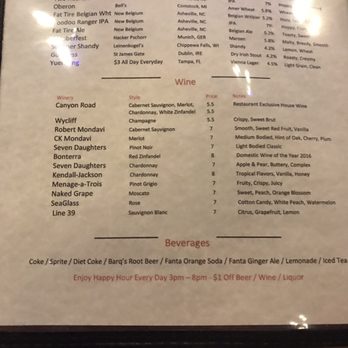 Crispy's Springfield Gallery - Wine menu - Pizza Near Me - Jacksonville, Florida