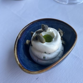 Restaurant Kampa Park - Cream cheese butter with the bread - Mediterranean Near Me - Prague, Puerto Rico Restaurant Kampa Park - Cream cheese butter with the bread - Mediterranean Near Me - Prague, Puerto Rico