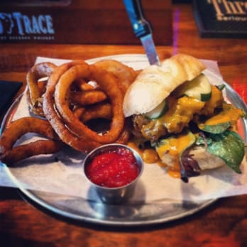 Whiskey Bar Kitchen - Buffalo Bleu Cheese Burger. - Pubs Near Me - Augusta, Georgia Whiskey Bar Kitchen - Buffalo Bleu Cheese Burger. - Pubs Near Me - Augusta, Georgia