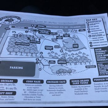 Treworgy Family Orchards - Map of orchard - Ice Cream & Frozen Yogurt Near Me - Levant, Maine Treworgy Family Orchards - Map of orchard - Ice Cream & Frozen Yogurt Near Me - Levant, Maine