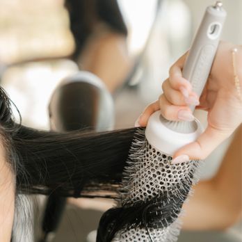 Salon Glam - Wash and Round Brush Blowout Set - Barbers Near Me - Vancouver, British Columbia Salon Glam - Wash and Round Brush Blowout Set - Barbers Near Me - Vancouver, British Columbia
