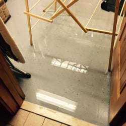 Carpenter's Cleaning Services - Basement with water damage we removed over 2 inches of water. Then dried out.
